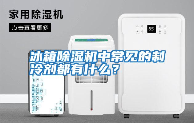冰箱除濕機(jī)中常見的制冷劑都有什么?