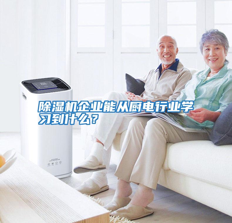 除濕機企業能從廚電行業學習到什么？