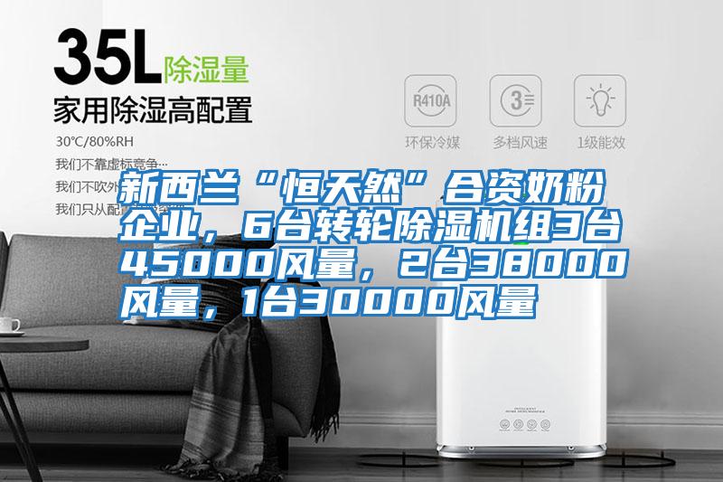 新西蘭“恒天然”合資奶粉企業(yè),6臺轉(zhuǎn)輪除濕機(jī)組3臺45000風(fēng)量,2臺38000風(fēng)量,1臺30000風(fēng)量