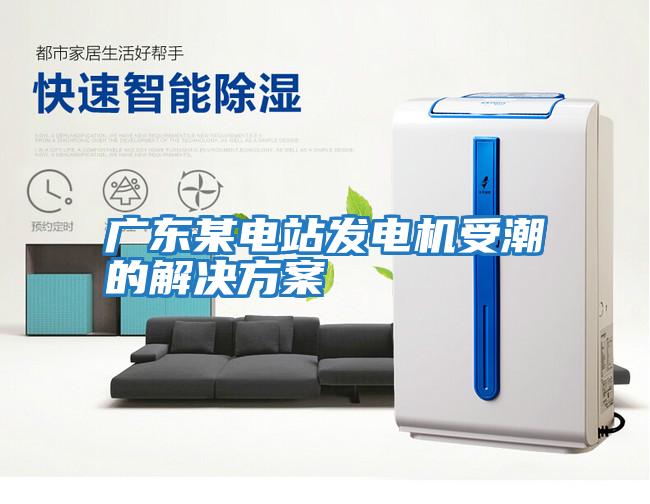 廣東某電站發電機受潮的解決方案