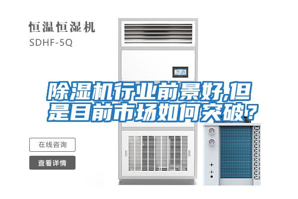 除濕機行業(yè)前景好,但是目前市場如何突破?