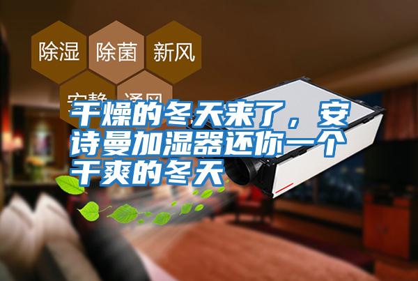 干燥的冬天來了,安詩曼加濕器還你一個干爽的冬天