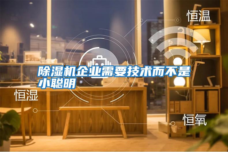 除濕機企業需要技術而不是小聰明