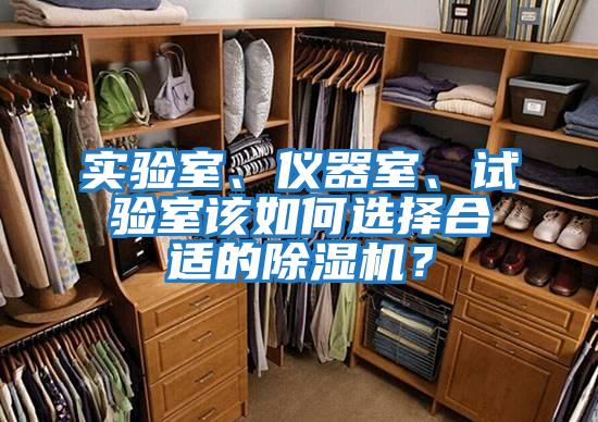 實(shí)驗(yàn)室、儀器室、試驗(yàn)室該如何選擇合適的除濕機(jī)?