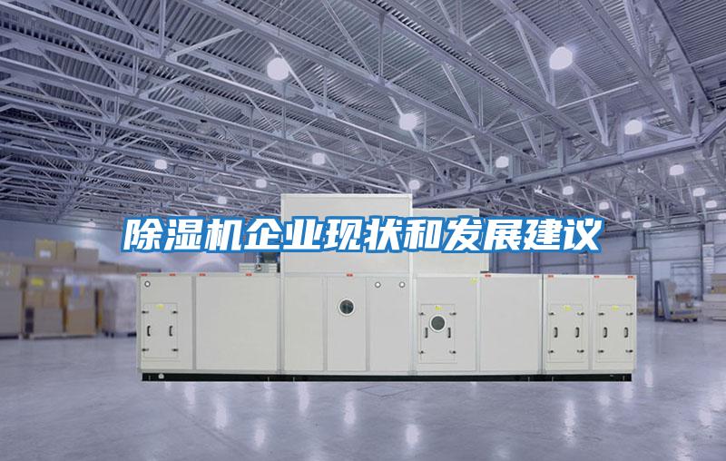 除濕機企業現狀和發展建議