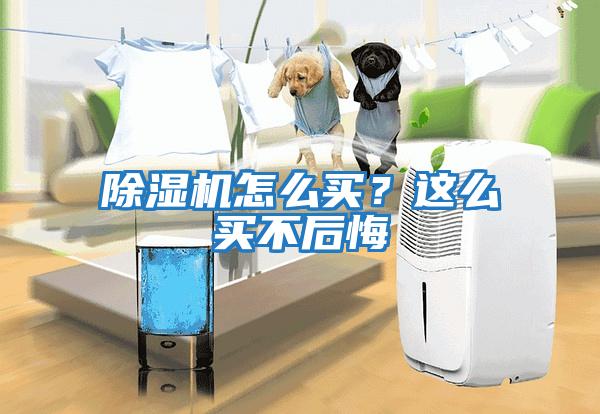 除濕機怎么買？這么買不后悔