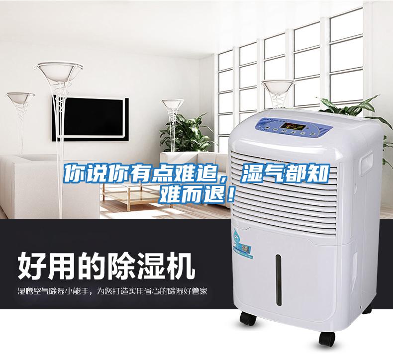 你說你有點難追，濕氣都知難而退！