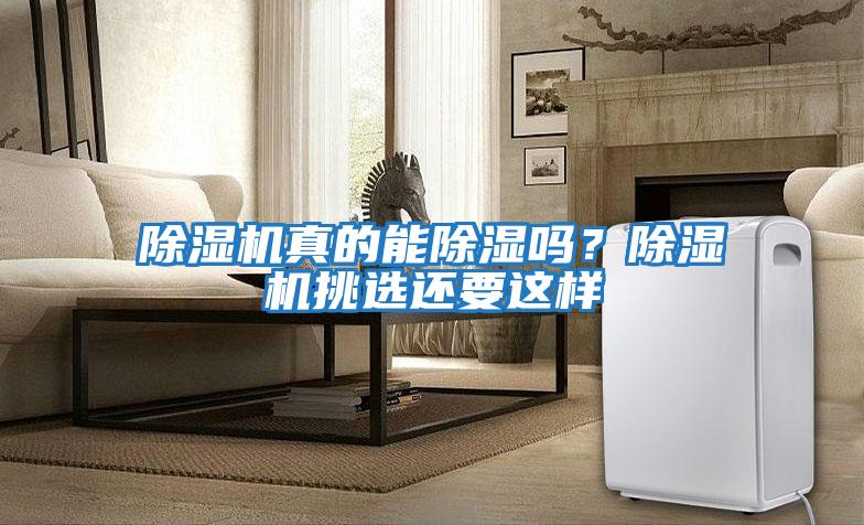 除濕機真的能除濕嗎?除濕機挑選還要這樣