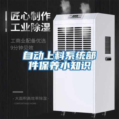 自動上料系統部件保養小知識