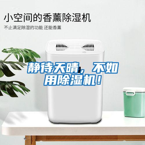 靜待天晴，不如用除濕機！