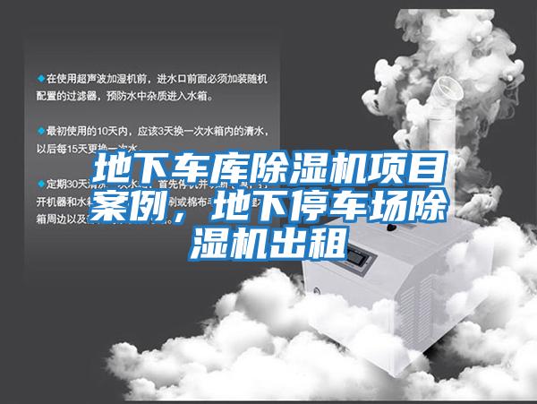 地下車庫除濕機項目案例,地下停車場除濕機出租
