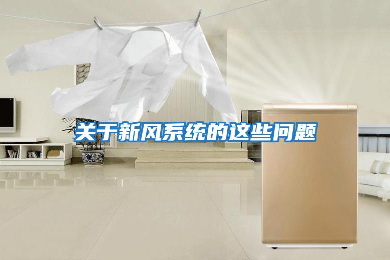 關(guān)于新風系統(tǒng)的這些問題
