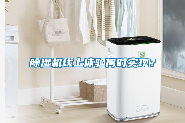除濕機(jī)線(xiàn)上體驗(yàn)何時(shí)實(shí)現(xiàn)？