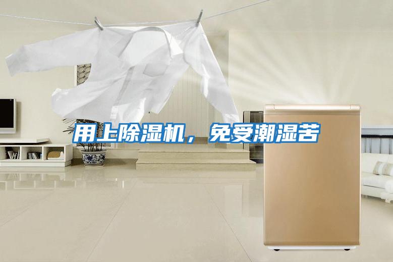 用上除濕機，免受潮濕苦