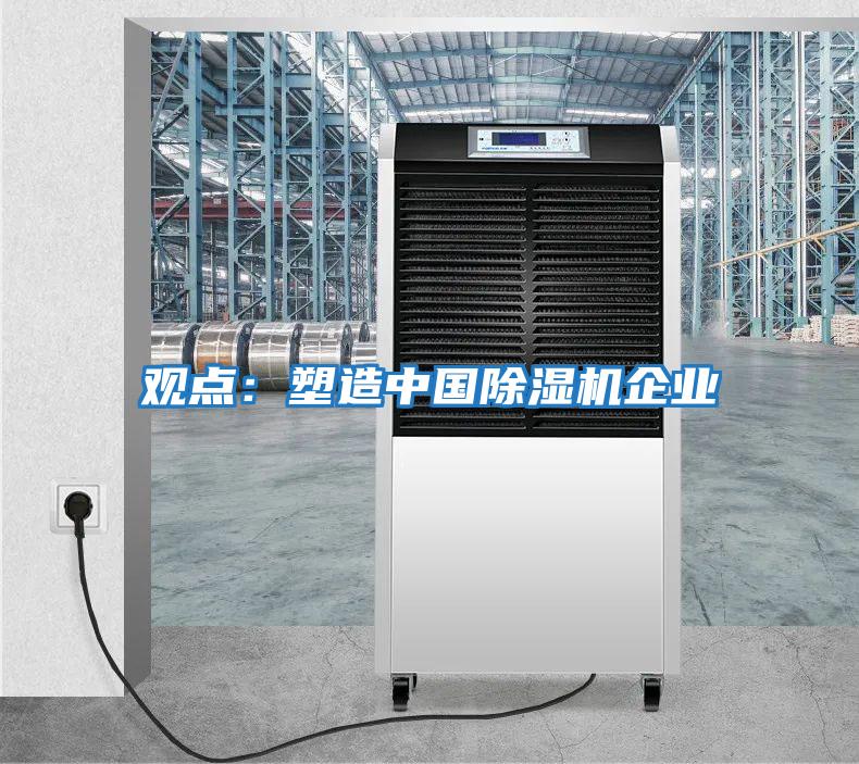 觀點：塑造中國除濕機企業