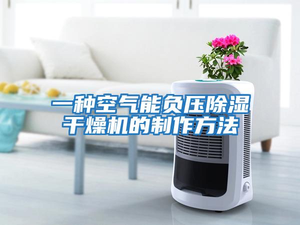 一種空氣能負壓除濕干燥機的制作方法