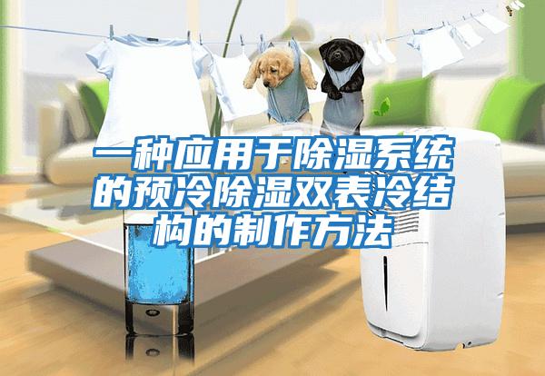 一種應用于除濕系統的預冷除濕雙表冷結構的制作方法