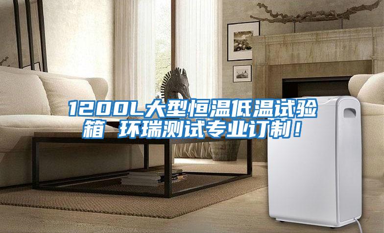1200L大型恒溫低溫試驗箱 環瑞測試專業訂制!