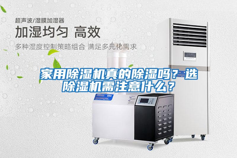 家用除濕機真的除濕嗎?選除濕機需注意什么?
