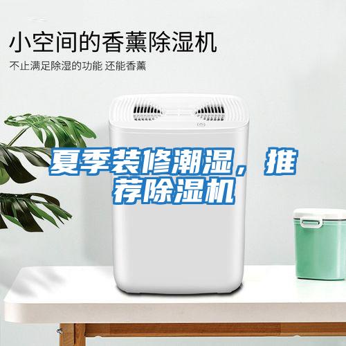 夏季裝修潮濕，推薦除濕機