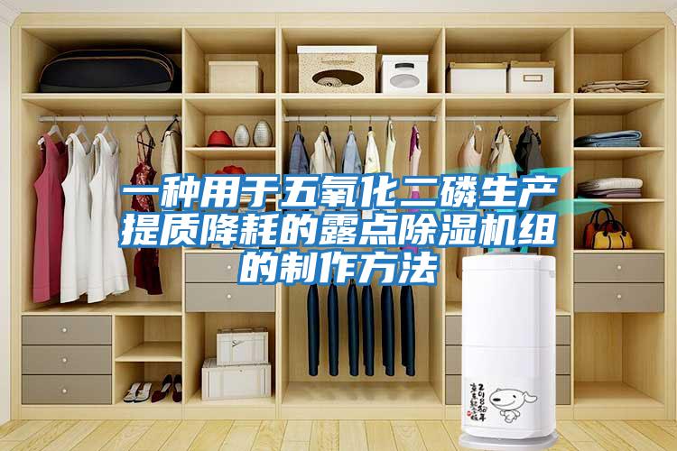 一種用于五氧化二磷生產提質降耗的露點除濕機組的制作方法
