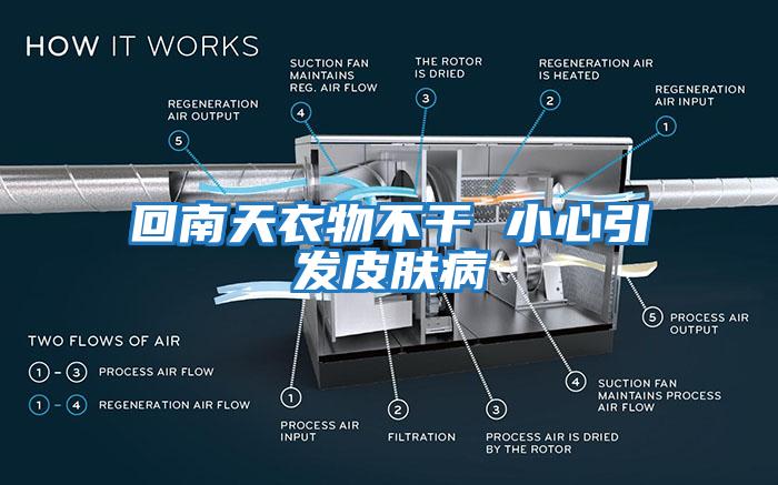 回南天衣物不干 小心引發皮膚病