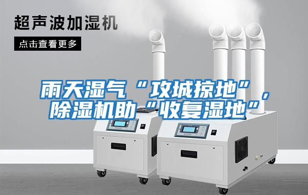 雨天濕氣“攻城掠地”，除濕機助“收復濕地”