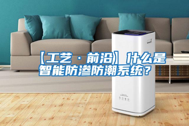 【工藝·前沿】什么是智能防滲防潮系統？