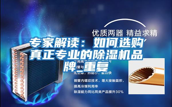 專家解讀：如何選購真正專業的除濕機品牌_重復