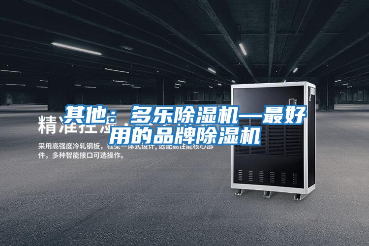 其他：多樂除濕機—最好用的品牌除濕機