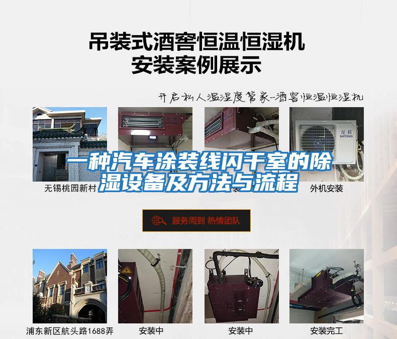 一種汽車涂裝線閃干室的除濕設備及方法與流程