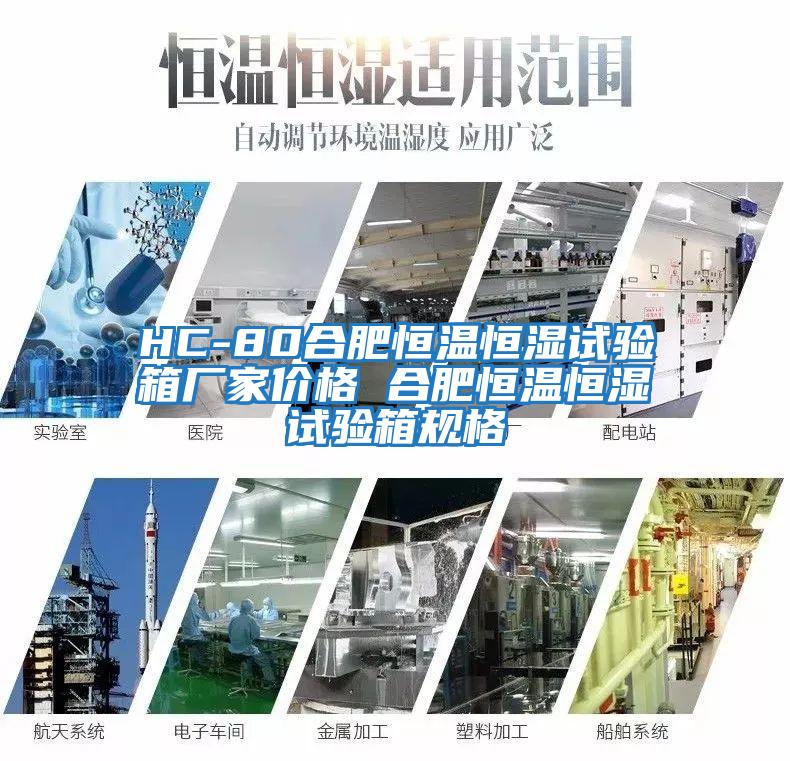 HC-80合肥恒溫恒濕試驗箱廠家價格 合肥恒溫恒濕試驗箱規格