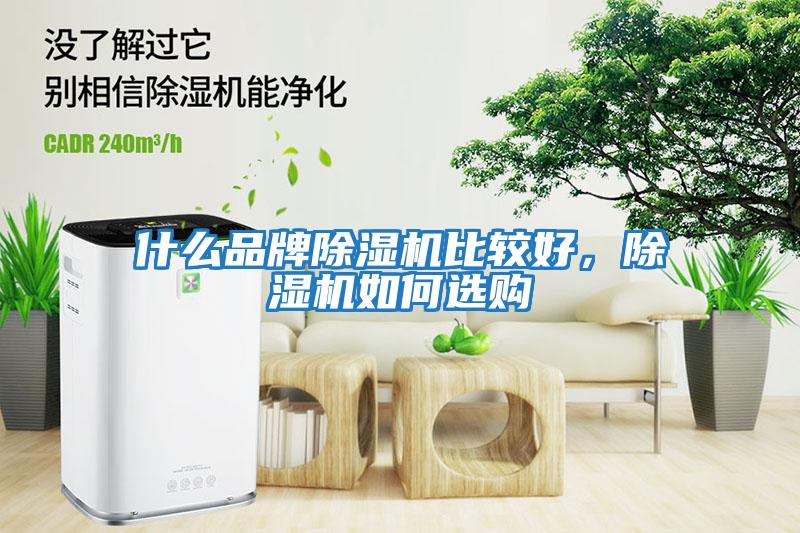 什么品牌除濕機比較好，除濕機如何選購