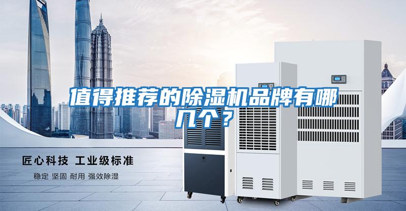 值得推薦的除濕機品牌有哪幾個？