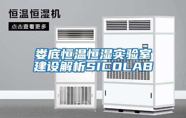婁底恒溫恒濕實驗室建設解析SICOLAB