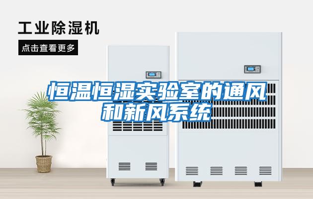 恒溫恒濕實驗室的通風和新風系統