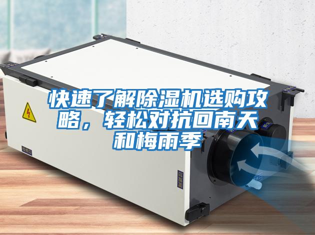 快速了解除濕機選購攻略,輕松對抗回南天和梅雨季