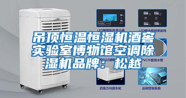 吊頂恒溫恒濕機酒窖實驗室博物館空調除濕機品牌：松越