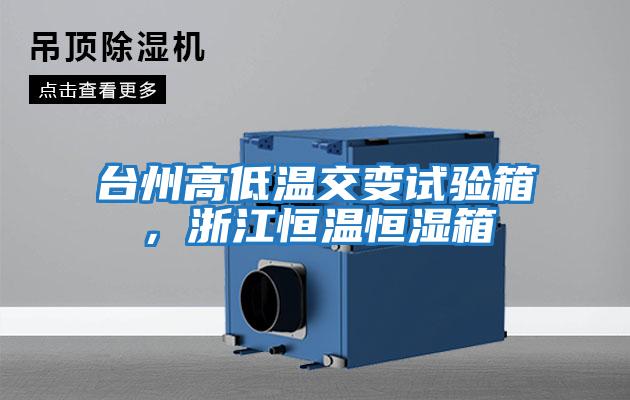 臺州高低溫交變試驗箱,浙江恒溫恒濕箱