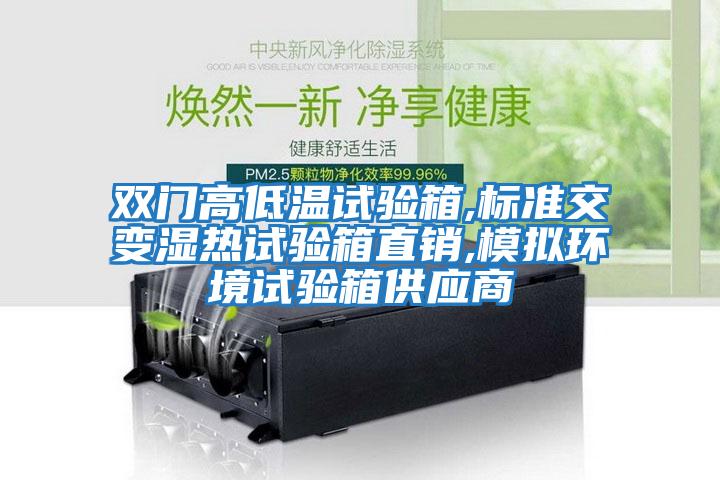 雙門高低溫試驗箱,標準交變濕熱試驗箱直銷,模擬環境試驗箱供應商