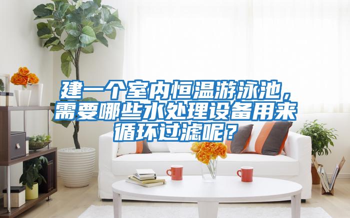 建一個(gè)室內(nèi)恒溫游泳池，需要哪些水處理設(shè)備用來(lái)循環(huán)過(guò)濾呢？