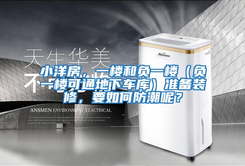 小洋房，一樓和負一樓（負一樓可通地下車庫）準備裝修，要如何防潮呢？