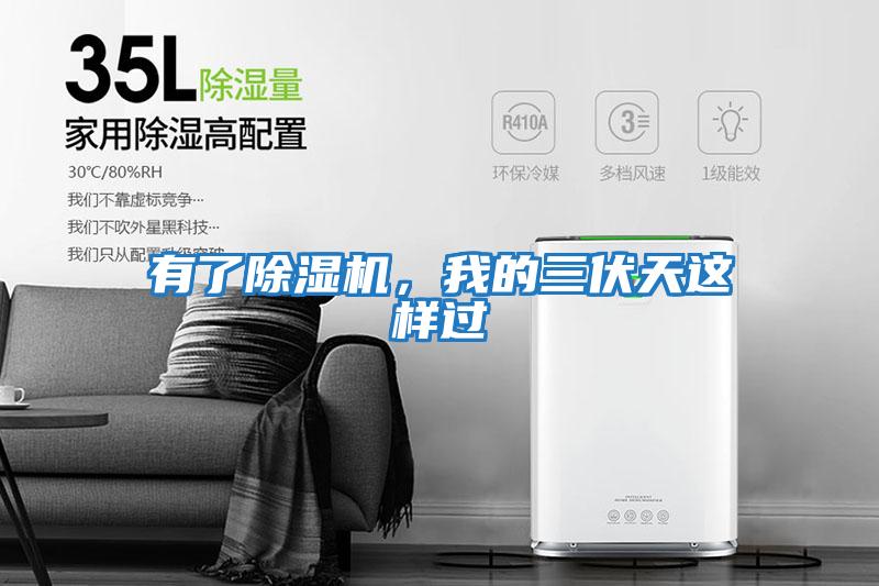 有了除濕機,我的三伏天這樣過