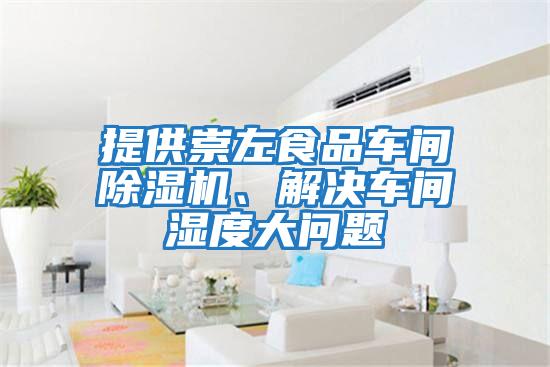 提供崇左食品車間除濕機、解決車間濕度大問題