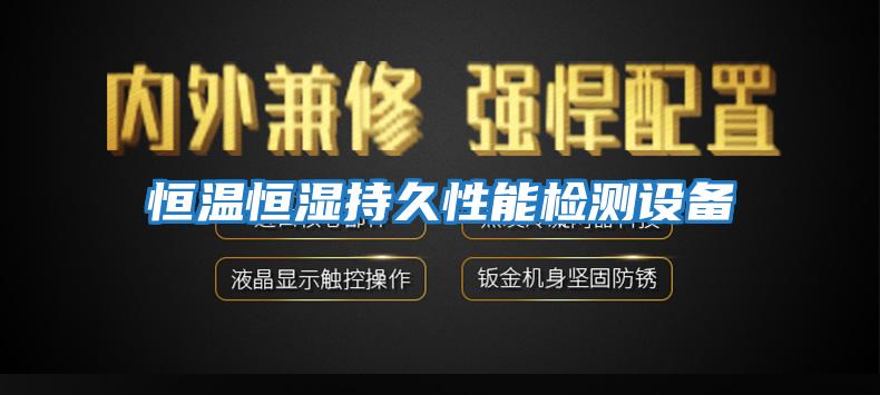 恒溫恒濕持久性能檢測(cè)設(shè)備