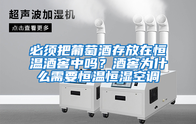 必須把葡萄酒存放在恒溫酒窖中嗎？酒窖為什么需要恒溫恒濕空調(diào)