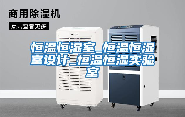 恒溫恒濕室_恒溫恒濕室設計_恒溫恒濕實驗室