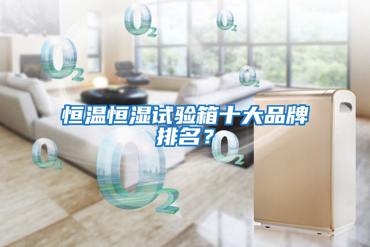 恒溫恒濕試驗箱十大品牌排名？