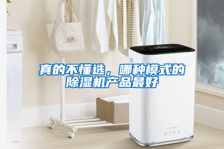 真的不懂選，哪種模式的除濕機產品最好