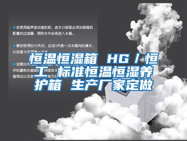 恒溫恒濕箱 HG／恒工 標準恒溫恒濕養護箱 生產廠家定做